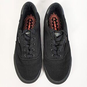 Lugz Men's Lear Lace Up Black Canvas Sneakers Size 10.5‎